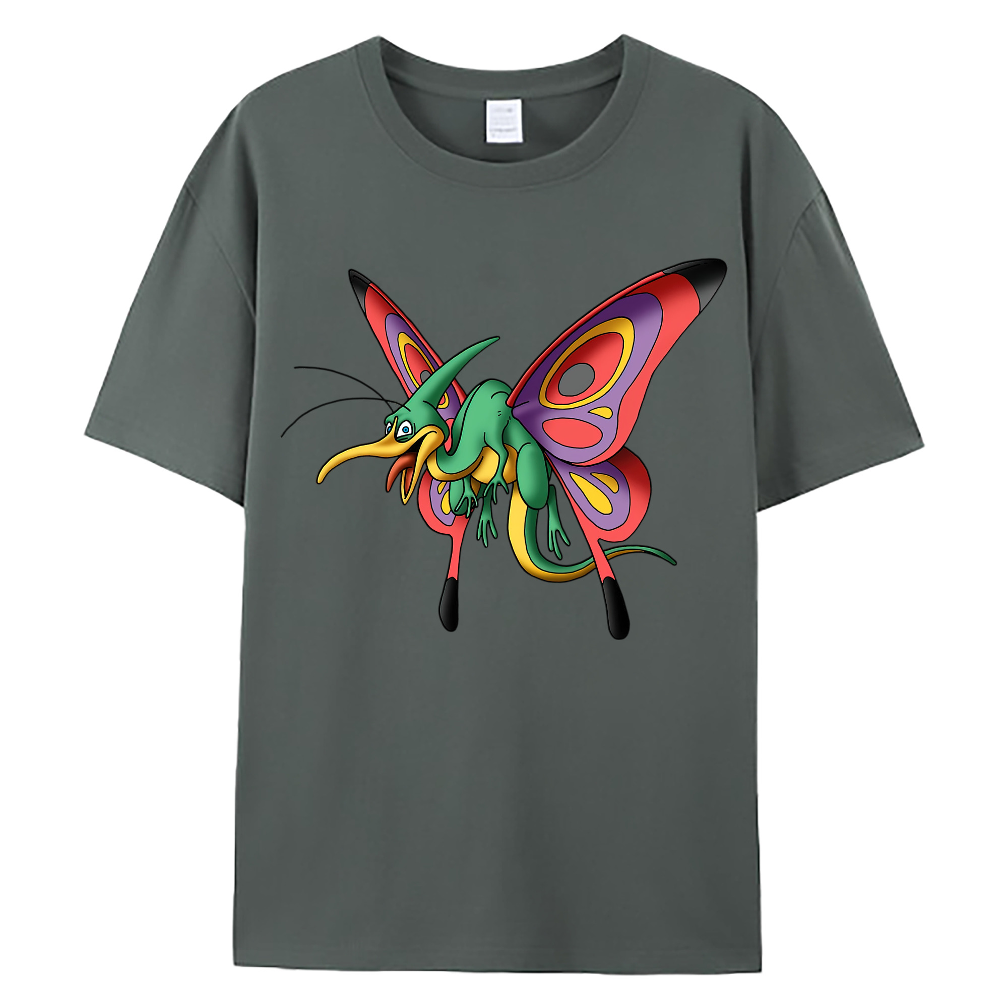 （画像用） ドラゴンクエスト Doragon Kuesuto Dragon Quest 綿100％ メンズ半袖Tシャツ｜肌触りやわらか＆通気性